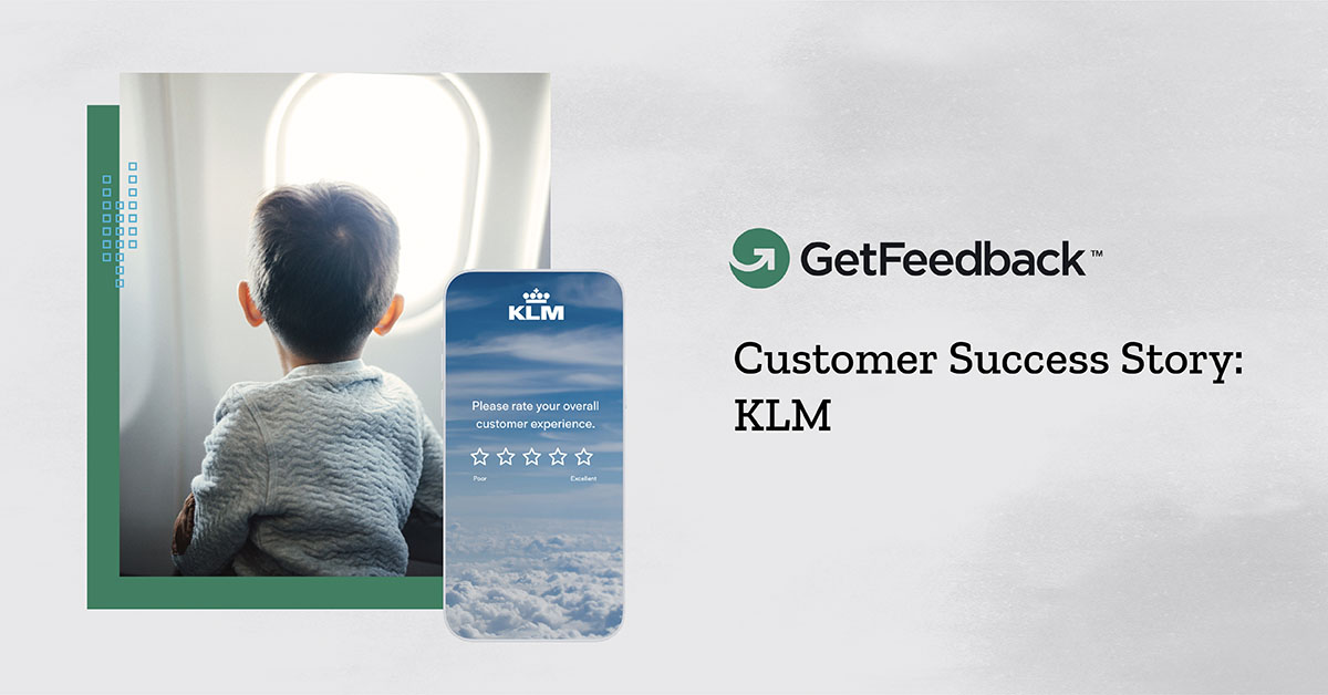 KLM Customer Success Story GetFeedback