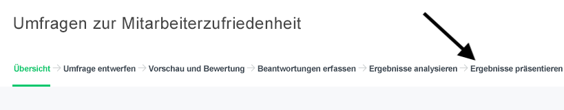 Ergebnisse präsentieren