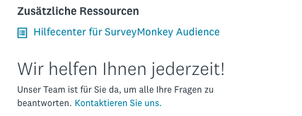 Ressourcen von SurveyMonkey Audience