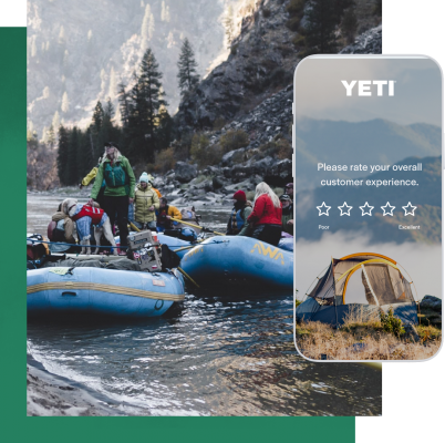 YETI and customer experience survey