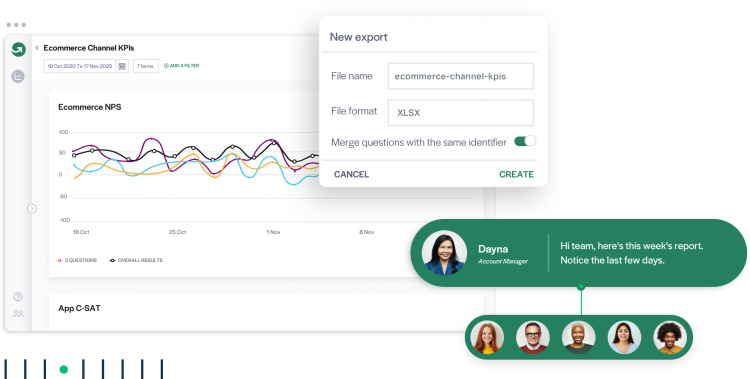 Customer insights dashboard