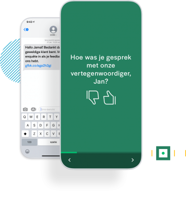 Enquêtes verzenden via sms