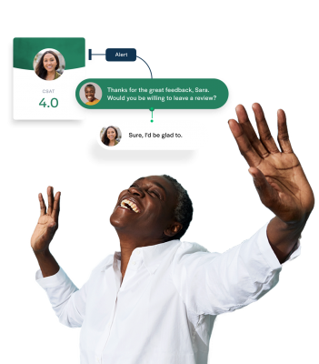 woman-feedback-bubbles-hero-about-us