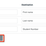 Attribute name, to Destination with Add another highlighted in red box