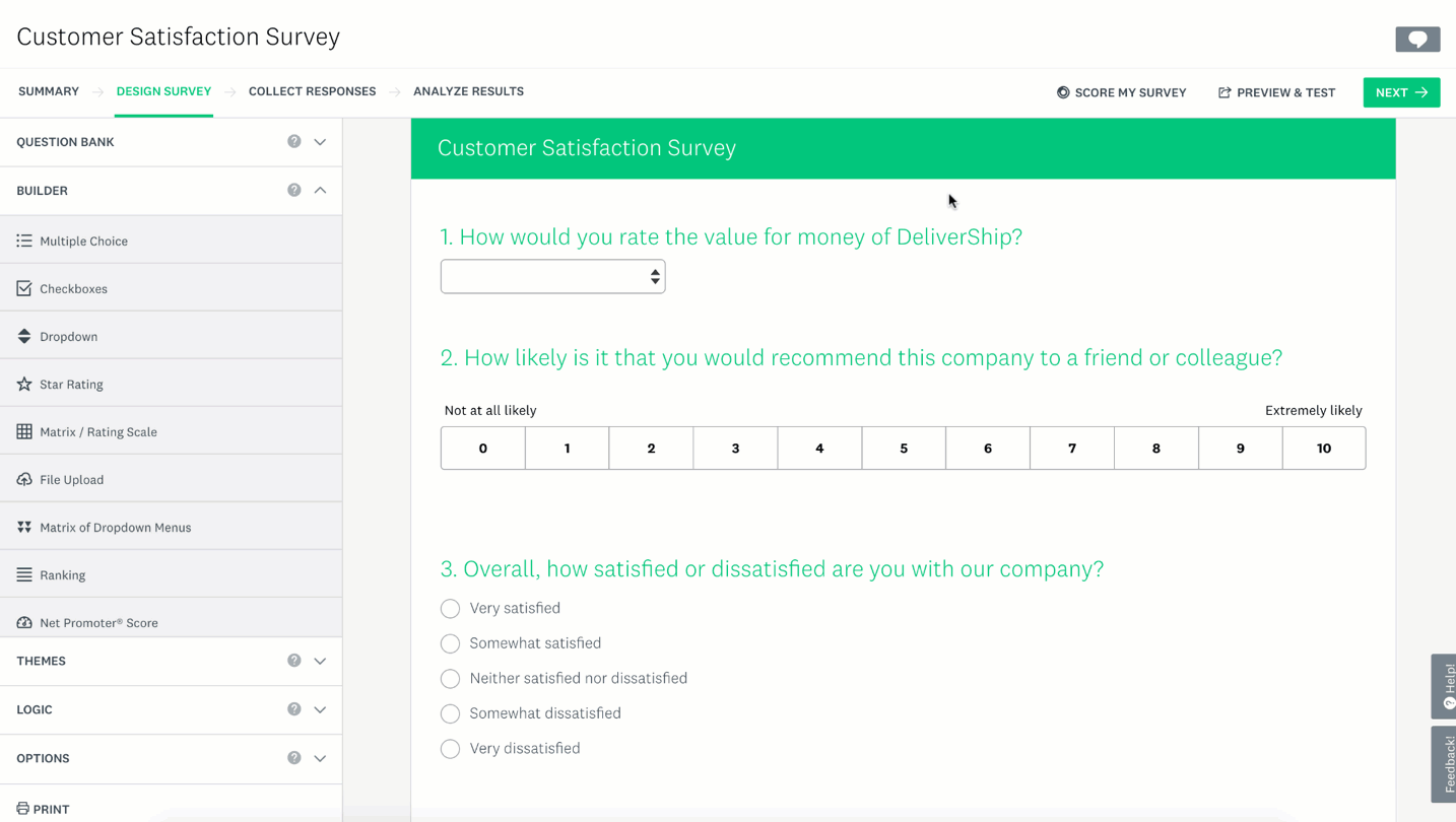 Soru türünü nasıl değiştireceğinizi gösteren animasyonlu bir GIF