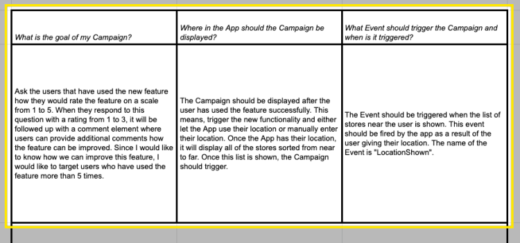 Event Library example