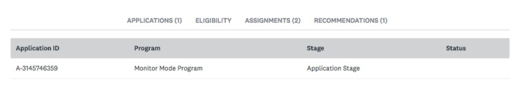 Image du profil utilisateur d’une personne aux fonctions multiples. Les différents rôles s’affichent en haut de l’écran.