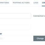 Under connection settings, connection name, environment type, salesforce accounts owner, change