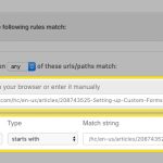 Targeting URL or Path Example