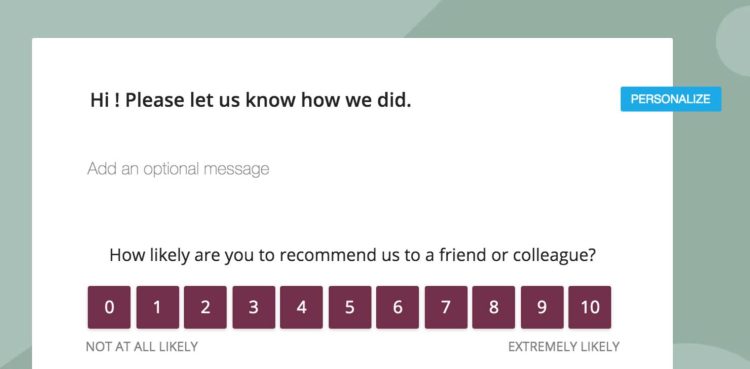 Setting showing how to Personalize your email with merge fields.