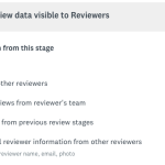 An image of the screen where you choose what reviewer data to show.