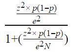 Sample Number Cal Formula Calculating the Number of Respondents You Need | SurveyMonkey