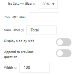 Multi-Column Question | SurveyMonkey