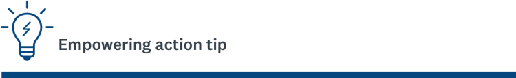 Empowering action tip