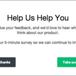 SurveyMonkey Popup Invitation