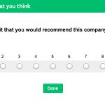 Send a survey with a Popup Survey