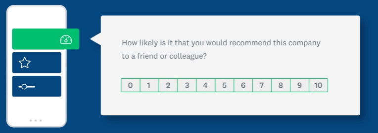 Survey example on mobile