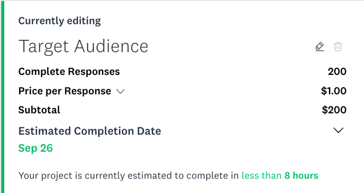 Audience Panel Timeline
