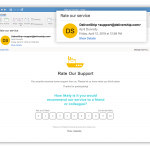 Custom domain email example