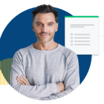 Profissional de RH com pesquisa