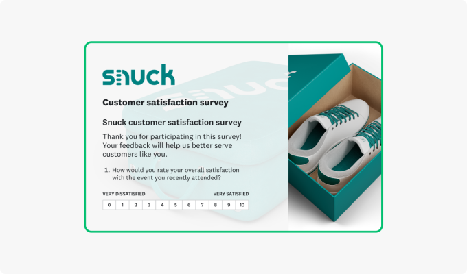 A CSAT survey question