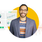 profissional de marketing de produtos com pesquisa