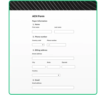 ach form template