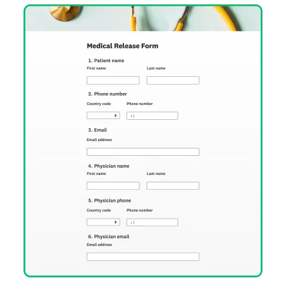 Sample medical release form