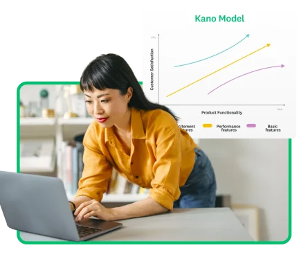 woman working on a laptop