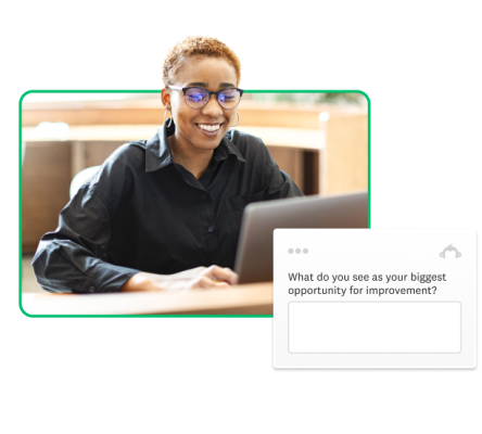 woman working on laptop