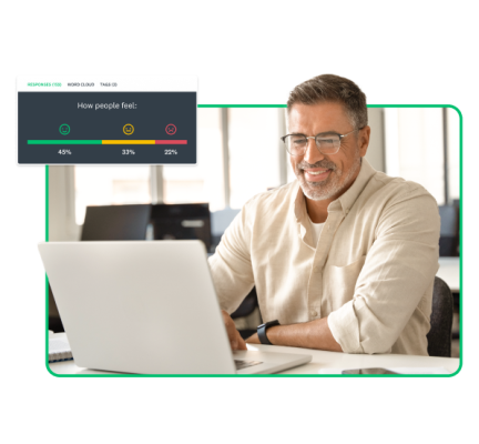 Man working on a laptop