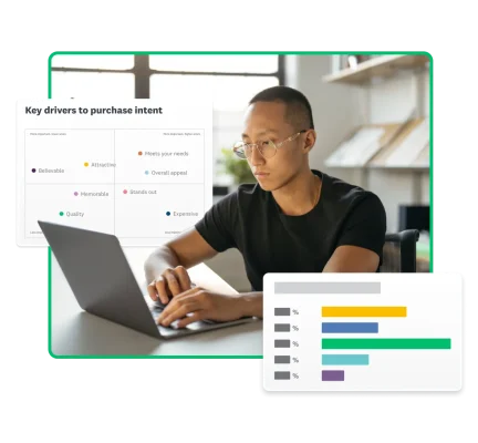 man working on laptop