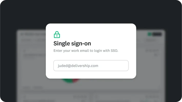 Single sign on popup