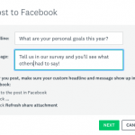 A screenshot of a post for Facebook.