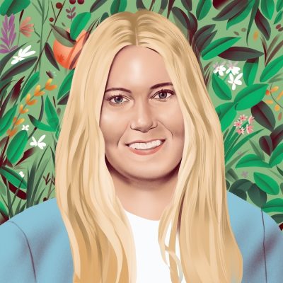 Gezeichnetes Porträt von Abby Forsyth von Maple Leaf Sports