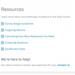 SurveyMonkey Audience Resources