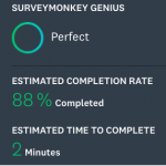 SurveyMonkey Genius score