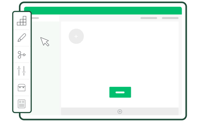 Animated gif of a user creating a survey on SurveyMonkey and customizing the questions, fonts, layout, and styling of a survey