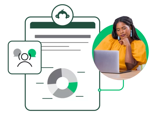 woman working on laptop