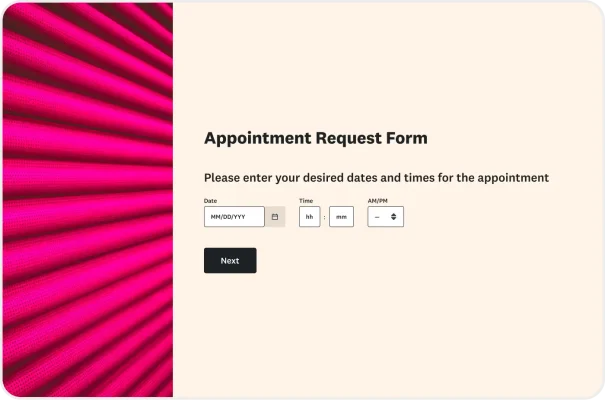 Appointment Request Form Template