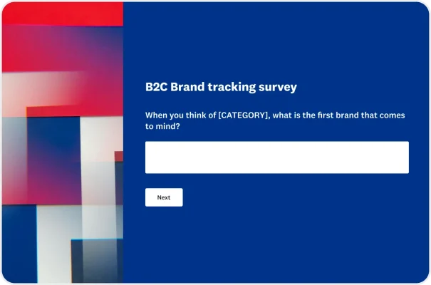 B2C Brand Tracking Survey Template