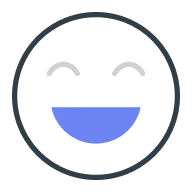 Smile emoji icon