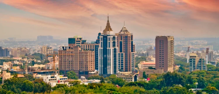 Photo du centre-ville de Bangalore
