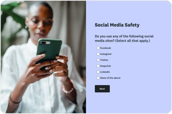 Blogging Survey Template