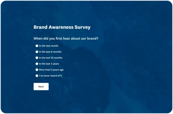 Brand Awareness Survey Template