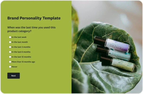 Brand Personality Survey Template