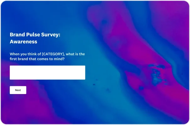 Brand Pulse Survey: Awareness Template
