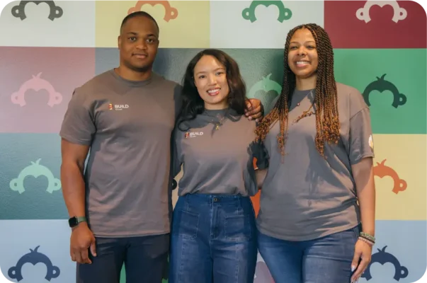 Valokuva BUILD-työntekijäryhmän jäsenistä