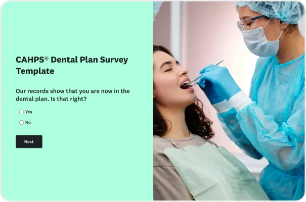 CAHPS Dental Plan Survey Template
