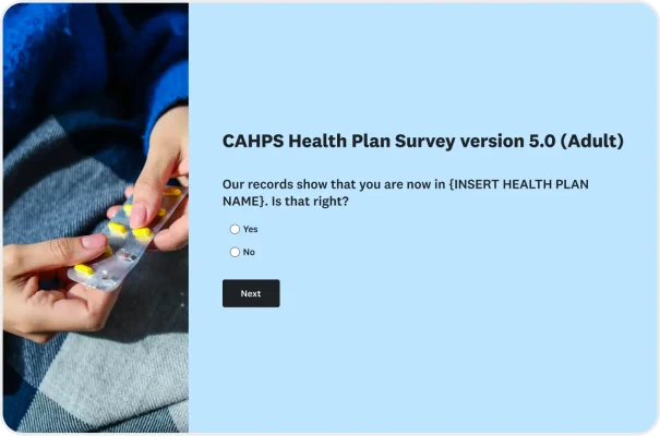 CAHPS Health Plan Survey Version 5.0 (Adult) Template